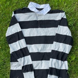 Striped Collared Longsleeve Pacsun Sz Medium